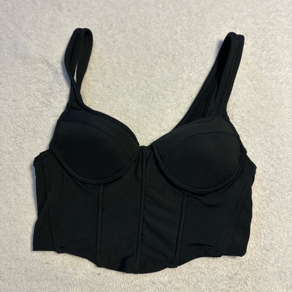 Padded Crop Top M - Picture 1 of 6